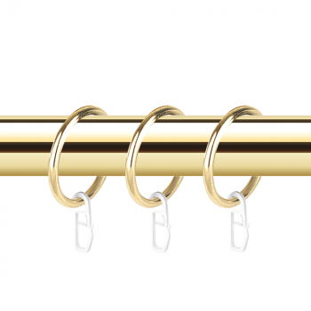 Кольцо 25 круглое с крючком упак. 10 шт (З)