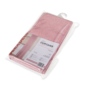 Портьера 1 шт «Lino» роза