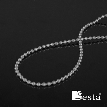 Цепь управления пластиковая 3,2х4,2 мм Besta Темно-серая (На отрез)