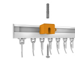 Суппорт поворотный универсальный Латунь