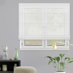 Римская штора тюль «Мирта» Белый