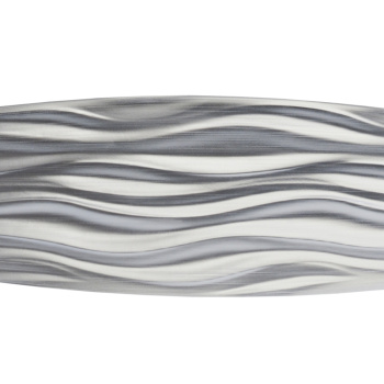 Декоративная планка «Бриз» Серебро (68 мм)