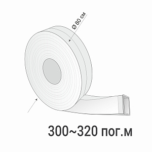 Рукав блистерный ПЭТ 50х50 мм Бухта