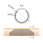Труба гладкая 25 мм (ХМ 400 составная по центру)