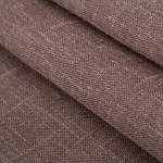 Римская штора черный подъемный механизм «Лен» Шоколад