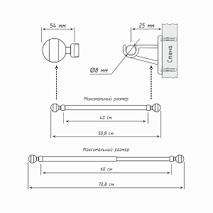 изображение мини-карниз «паола» на olexdeco.ru