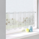 Ткань для штор-кафе коллекция «Romantik» мокка (На отрез высота 30см)