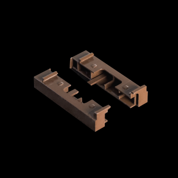 Плитка подкладочная высокая для С-образной направляющей UNI 2 Besta Коричневая (Пластик)