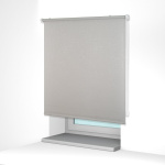 Рулонная штора «MGS» фурнитура Белая. Ткань коллекции «Родонит» Муссон