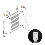 Платформа для скотча «Мини День-Ночь» Besta (Белая)