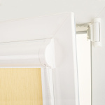 Рулонная штора «UNI 2» фурнитура Белая. Ткань коллекции «Лазурь» Бежевый