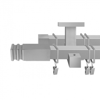 Двухрядный потолочный карниз для штор «Занотти» (20 ХМ 160)
