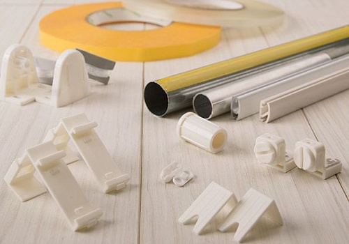 фото комплектующие для рулонных штор на сайте Olexdeco