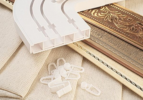 фото комплектующие для потолочных карнизов пвх на сайте Olexdeco