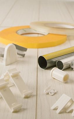 фото комплектующие для рулонных штор на сайте Olexdeco