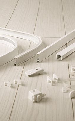 фото комплектующие для профильных карнизов на сайте Olexdeco